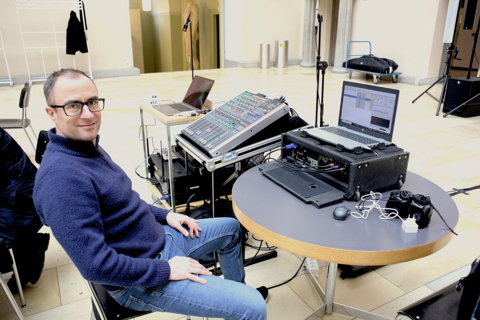 Uni Zürich Lichthof - Test mit Clarity-Tool